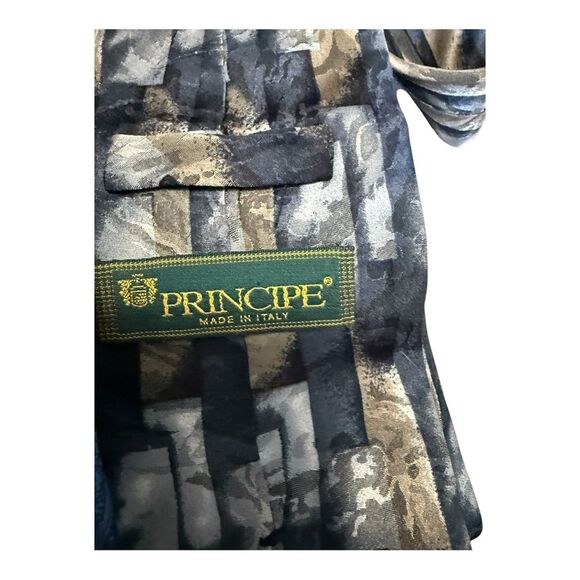 Vintage neck tie lot Principe Cellini Bert Pulitzer, silk made in USA and Italy - Picture 11 of 16